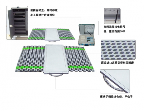 無(wú)線耐用型便攜式汽車(chē)稱重儀